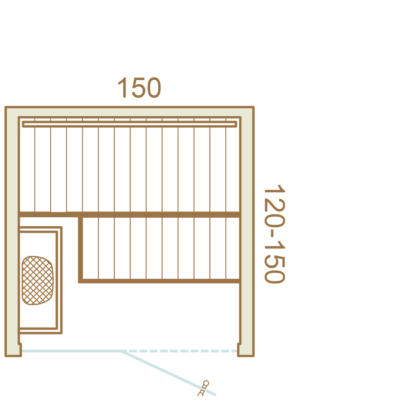 Auroom Cala Glass Sauna