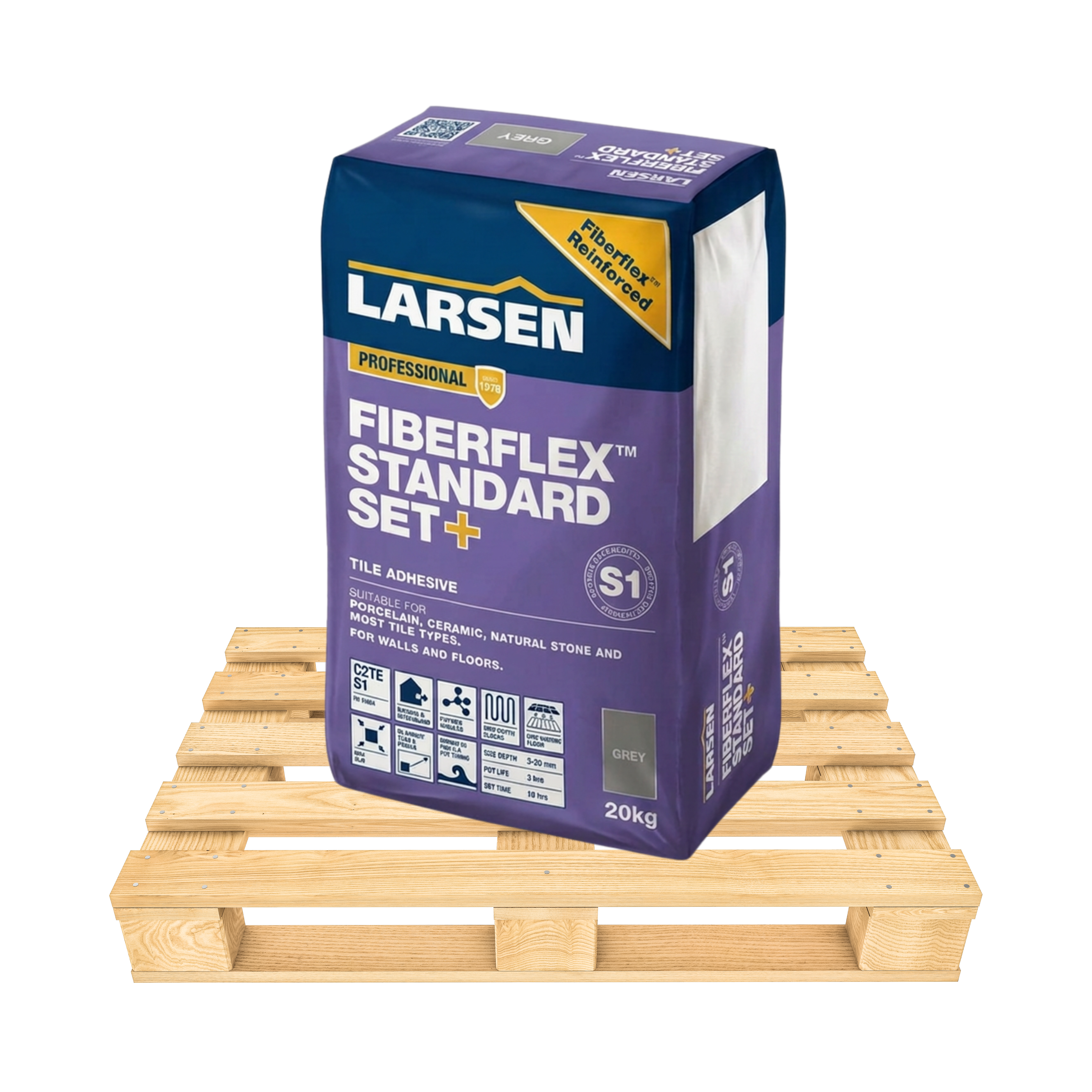 Larsen Flexible Standard Set Plus 20kg - White