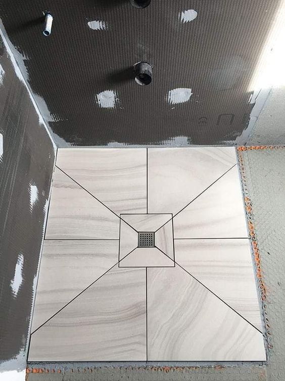 Uniproof® Shower Tray Former with Drain (1000X1000mm Offset)