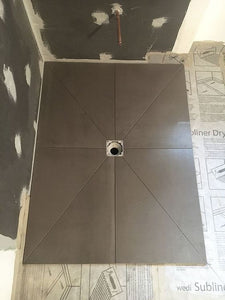 Shower Tray Former with Drain