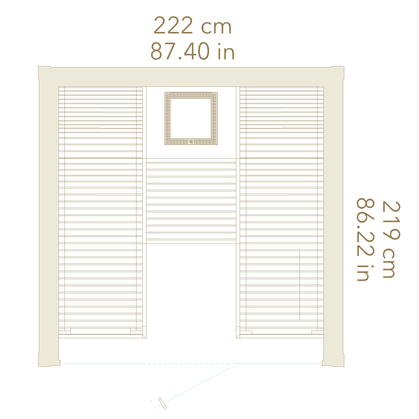 Auroom Mira Relaxia Outdoor Sauna