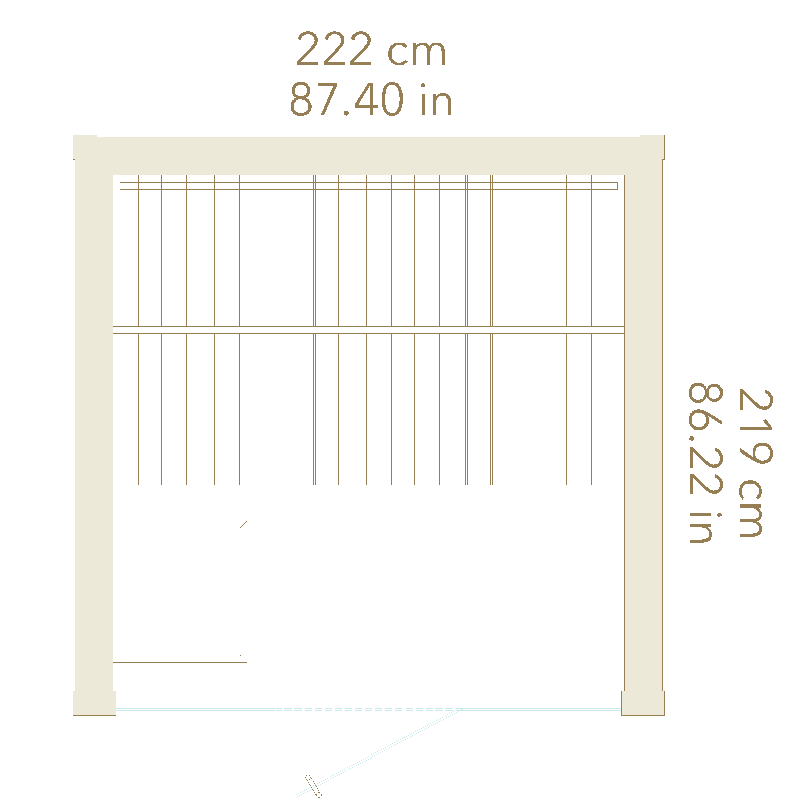 Auroom Mira Large Outdoor Sauna
