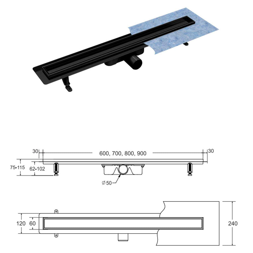 Drain Vogi DUO Black
