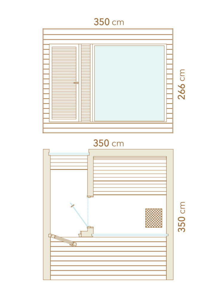 Auroom Natura Outdoor Sauna