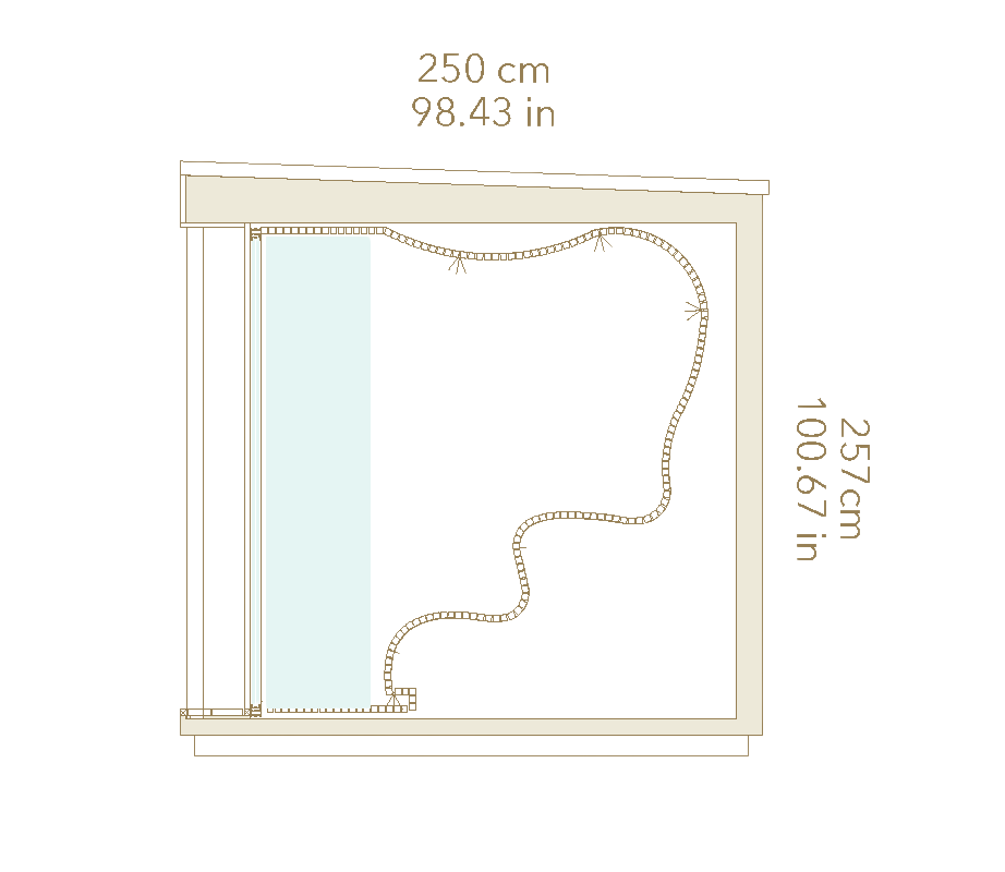 Auroom Quu Wave Outdoor Sauna