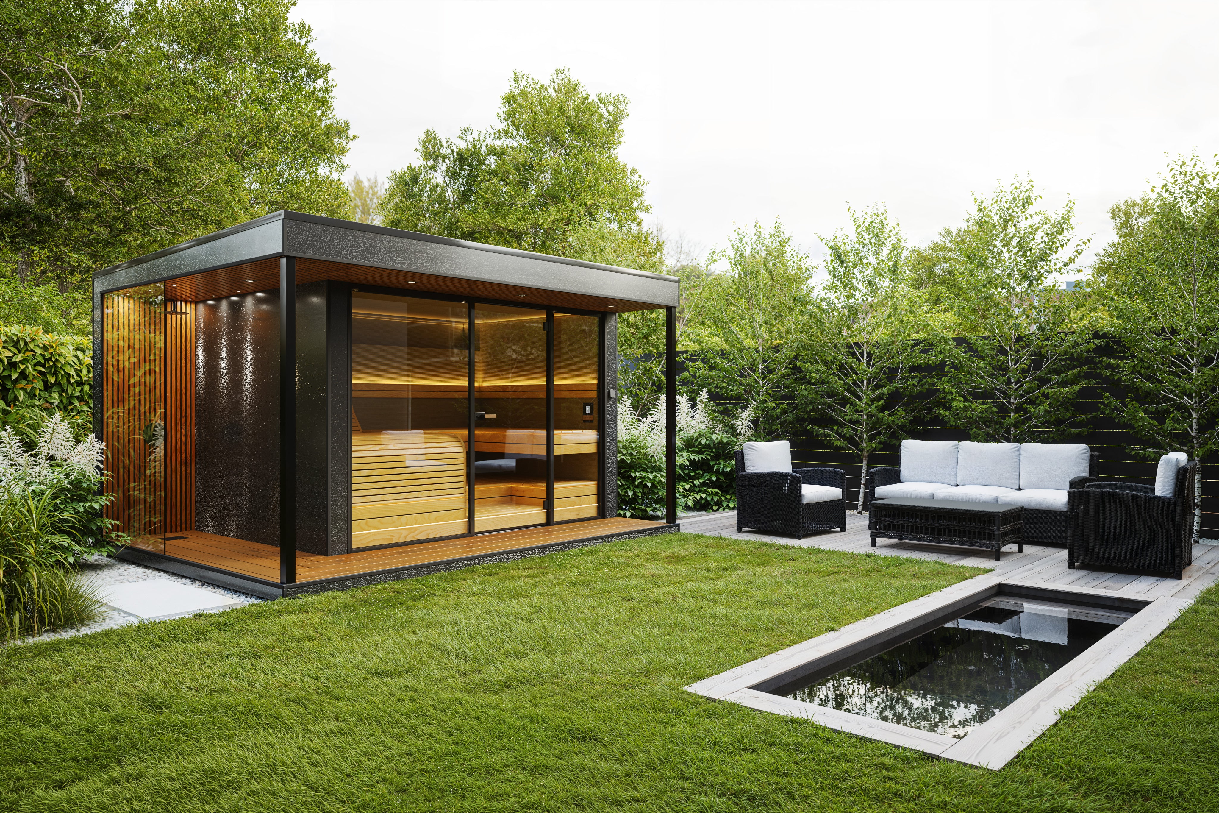 Auroom Quu Wave Outdoor Sauna