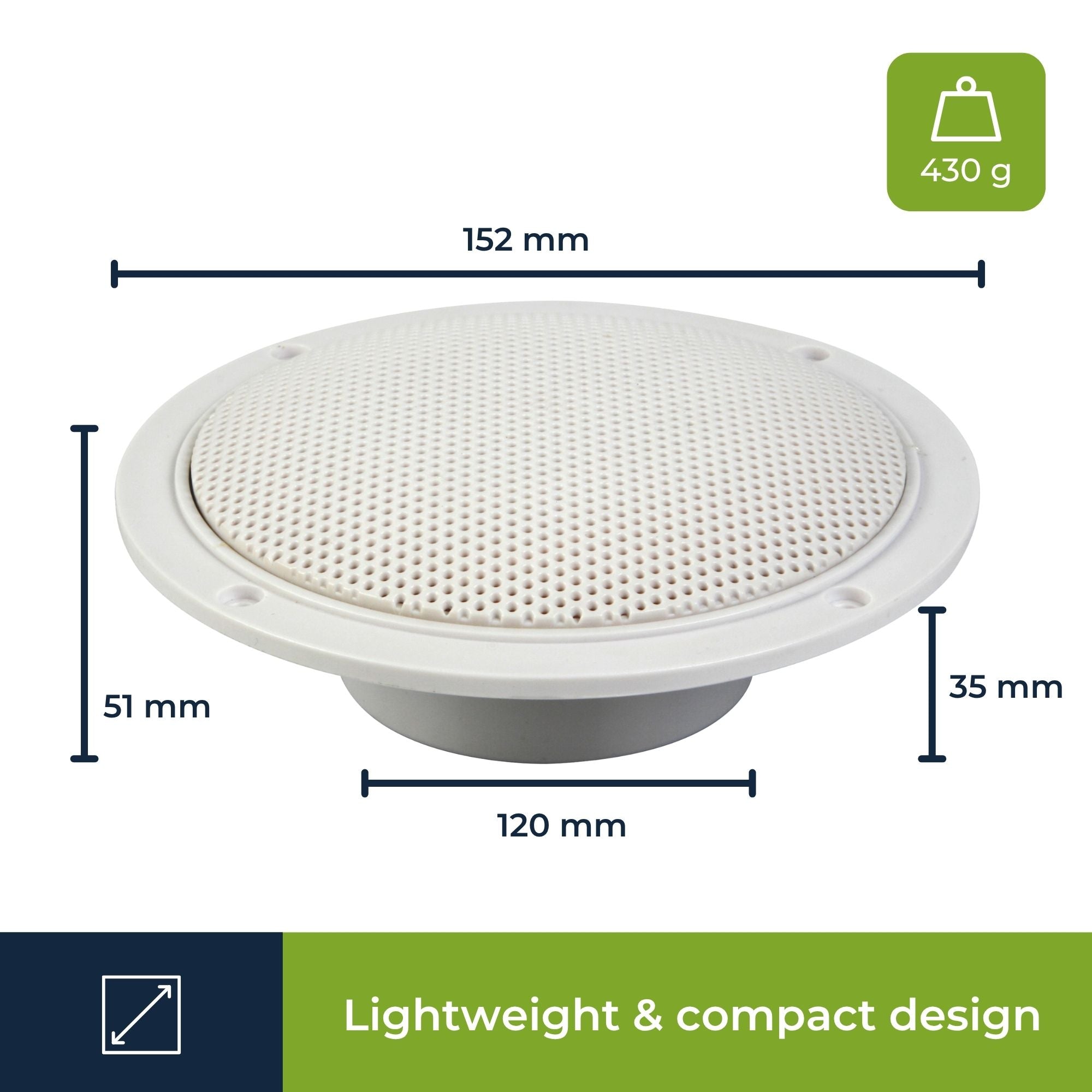 Waterproof Speakers (2pcs)