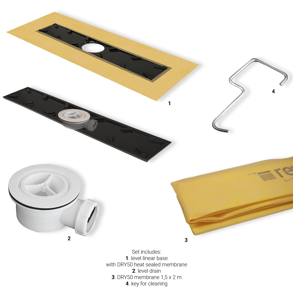 Hidden Tileable Drain 80