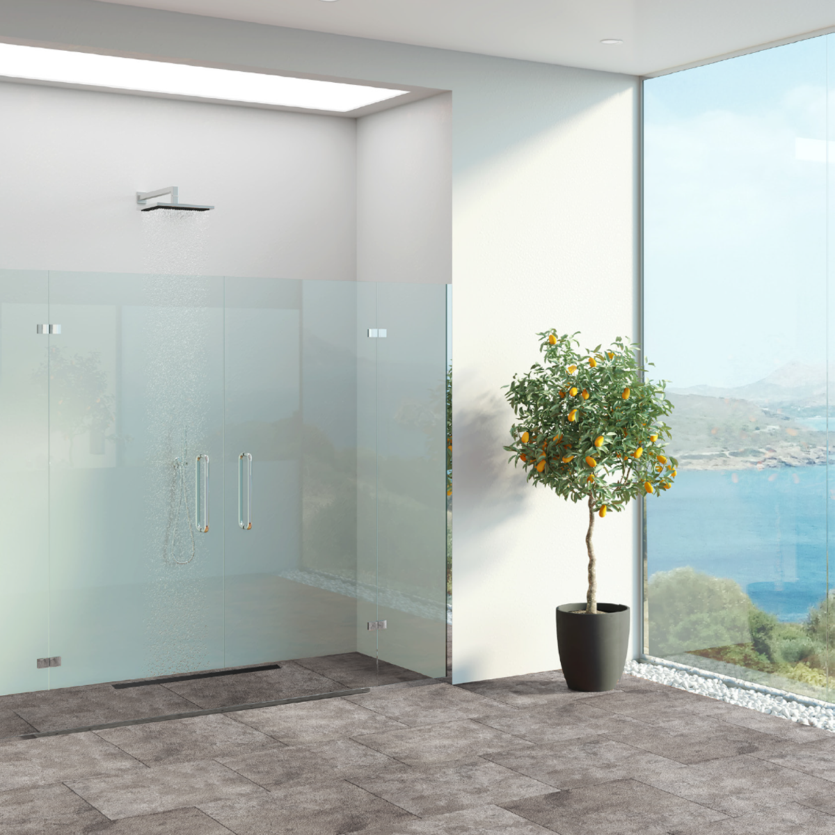 Linear Black Drain 70