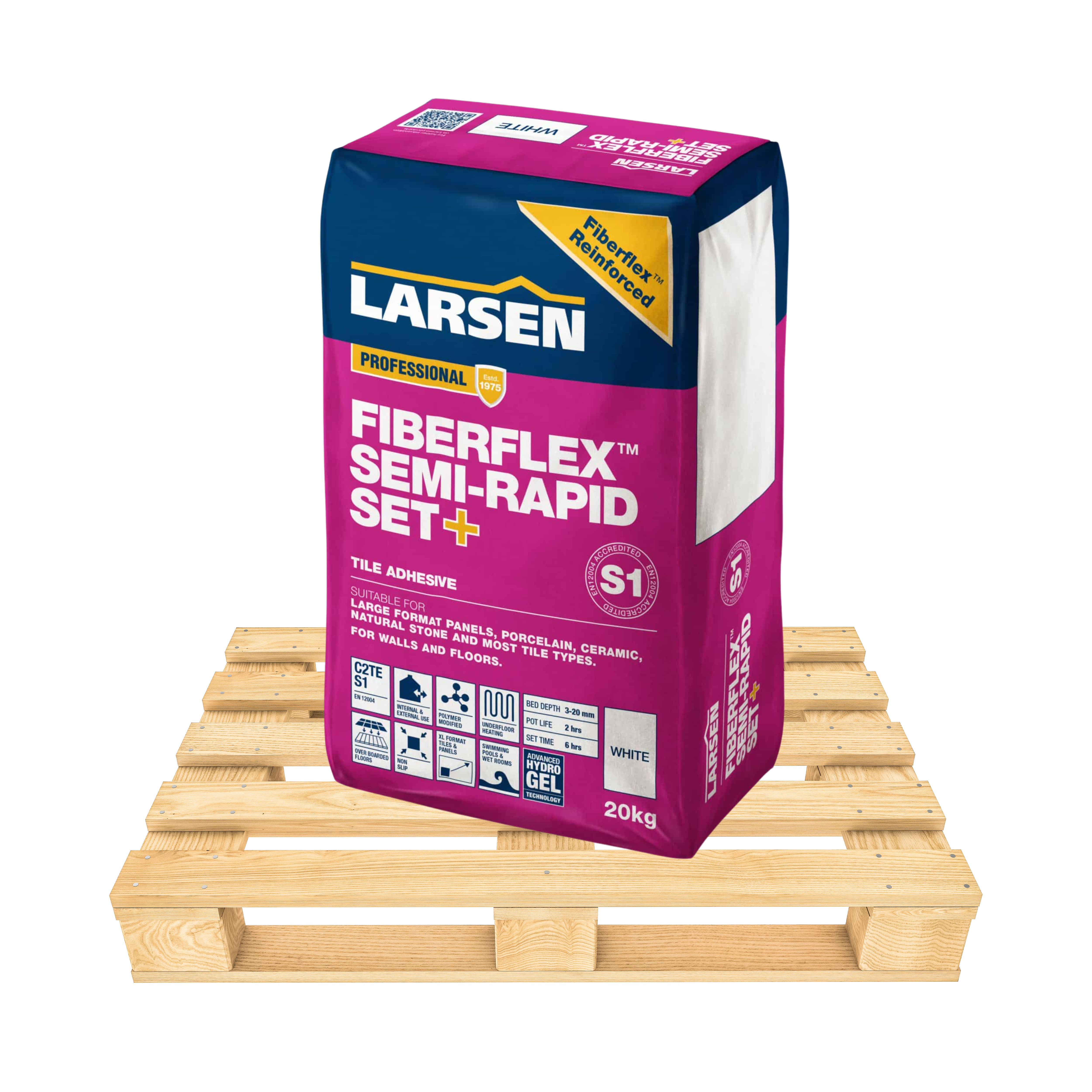 Larsen Fiberflex Semi-Rapid Set Plus - Grey