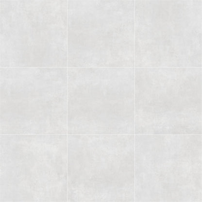 Concrete White Porcelain Tile (full box) - Collection only
