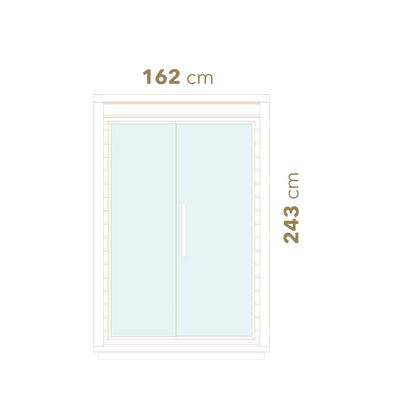 Auroom Mira Small Outdoor Sauna