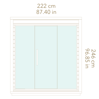 Auroom Mira Relaxia Outdoor Sauna