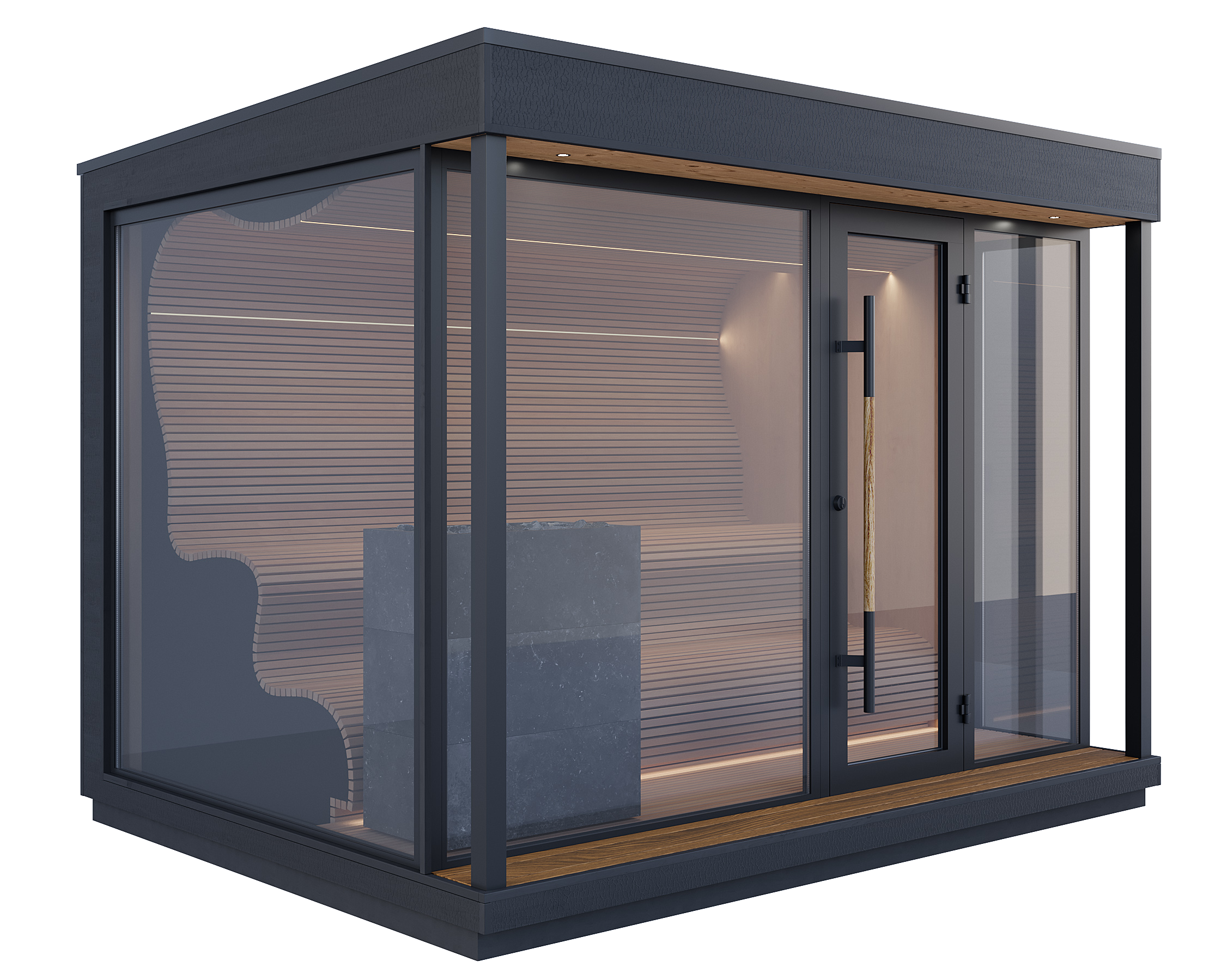 Auroom Quu Wave Outdoor Sauna