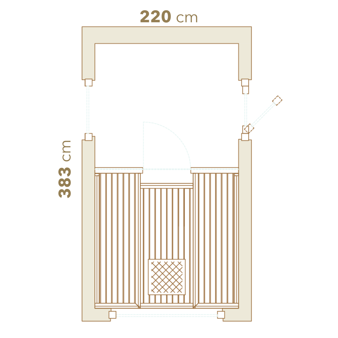 Auroom Terra Medium Outdoor Sauna