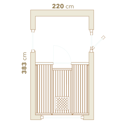 Auroom Terra Medium Outdoor Sauna