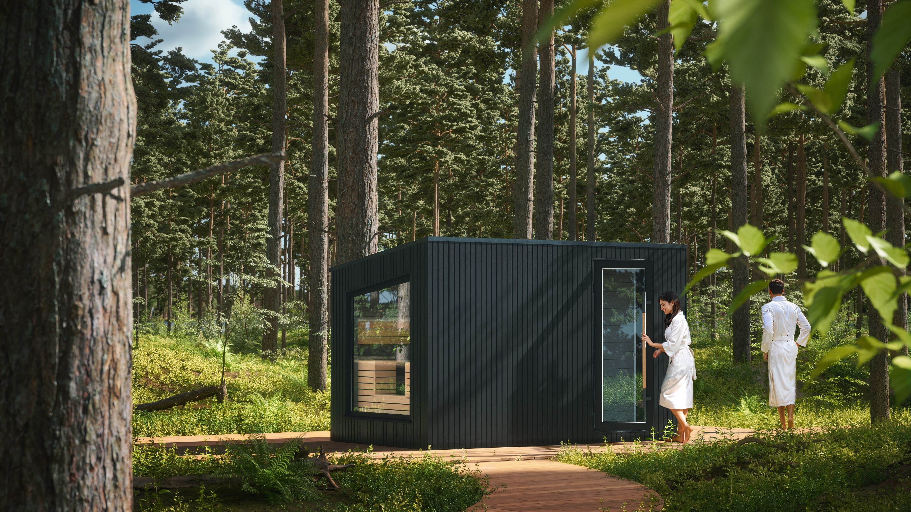 Auroom Terra Medium Outdoor Sauna