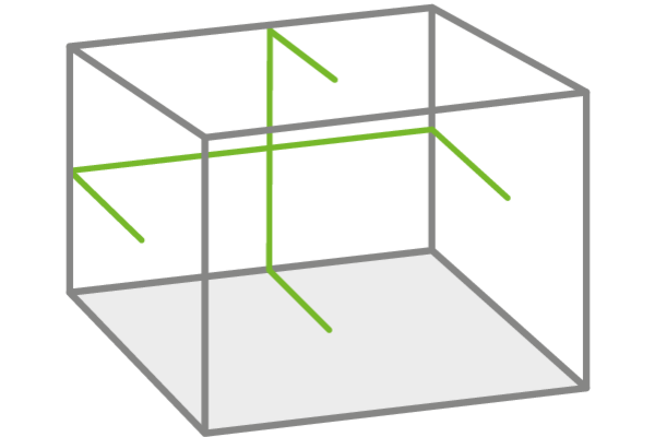 X2 Green Crossline Laser