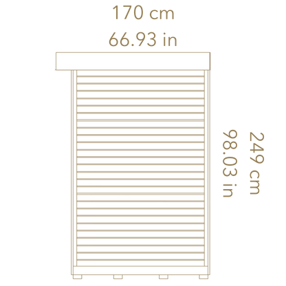 Auroom Kaia S Outdoor Sauna
