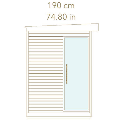 Auroom Kaia S Outdoor Sauna