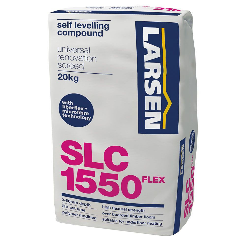 Larsen Self Levelling Compound SLC 1550 FLEX 20KG (3-50mm) - Collection only