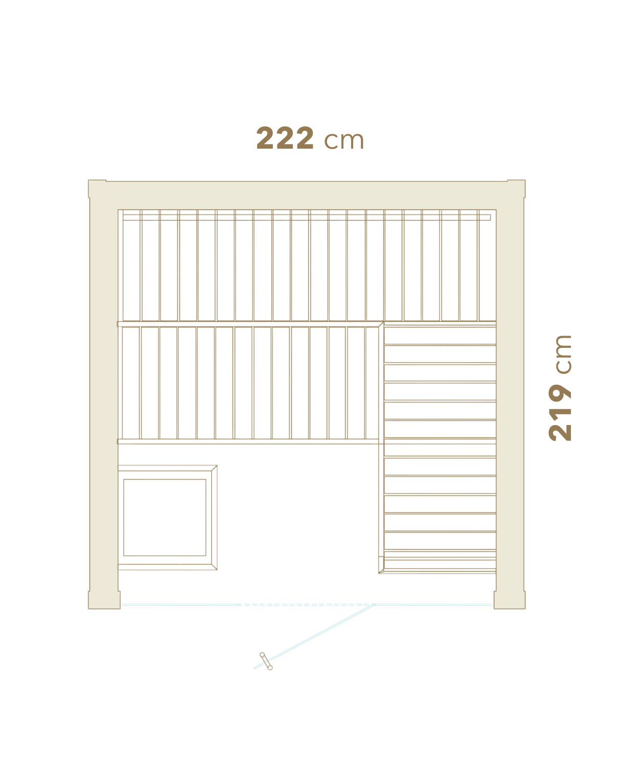 Auroom Mira Large Outdoor Sauna