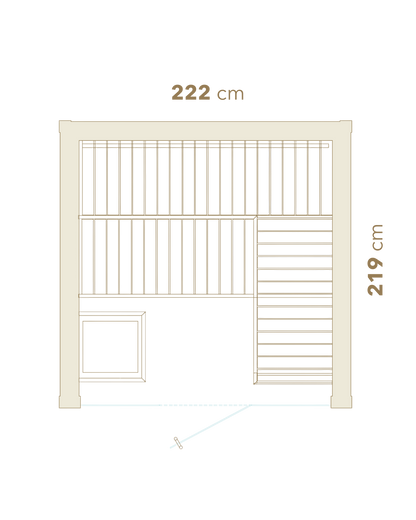Auroom Mira Large Outdoor Sauna