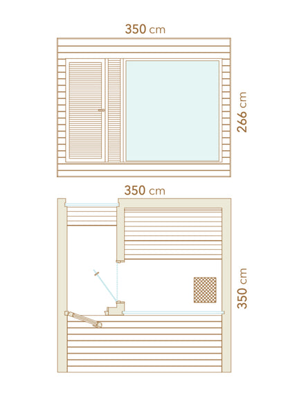 Auroom Natura Outdoor Sauna