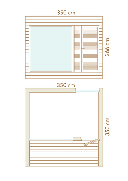 Auroom Natura Outdoor Sauna