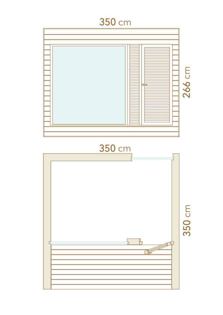 Auroom Natura Outdoor Sauna