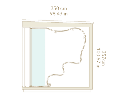 Auroom Quu Wave Outdoor Sauna