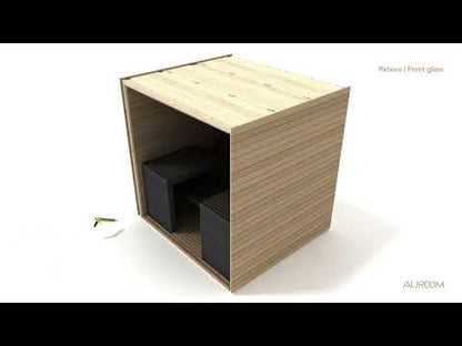 Auroom Mira Relaxia Outdoor Sauna - CLT Construction
