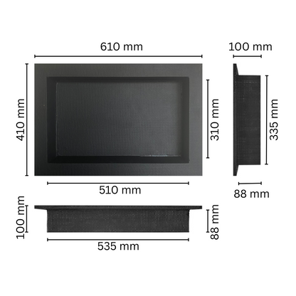 Uniproof® Tileable Shower Niche Rectangle