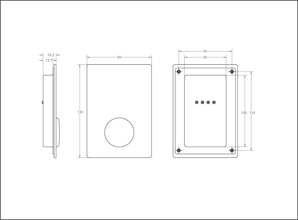Huum UKU Sauna Heater Control Unit Glass