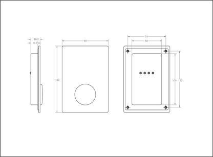 Huum UKU Sauna Heater Control Unit Glass