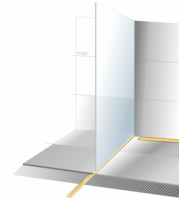 Slope Edge Profile for Showers