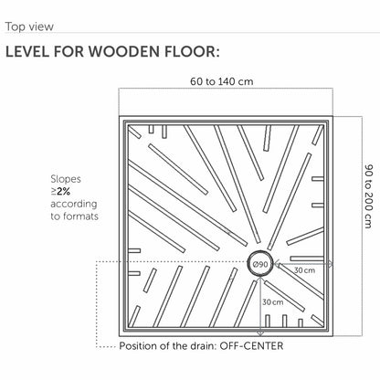 Hidden Shower Tray (In Stock)
