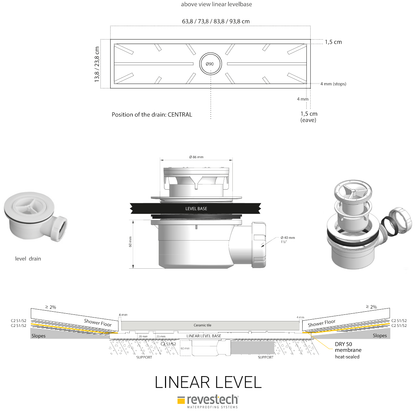 Hidden Tileable Drain 80